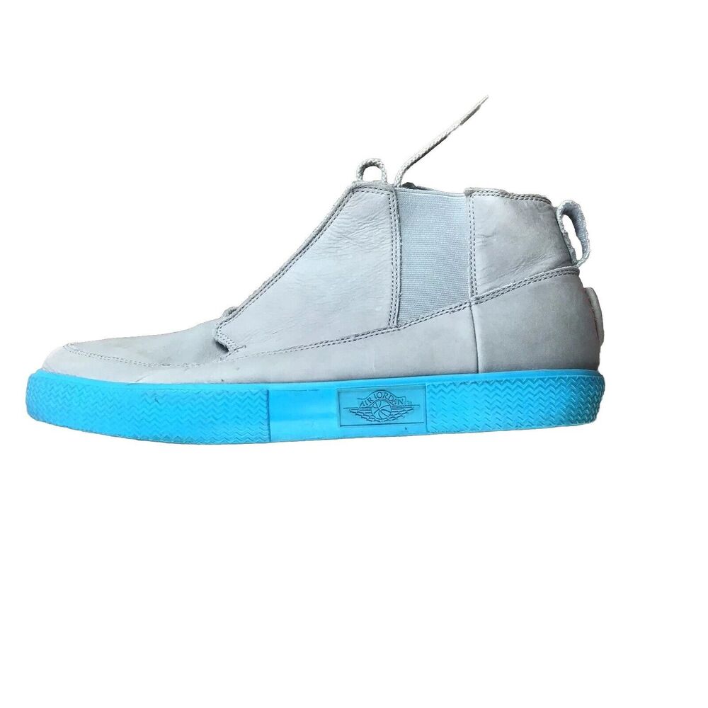 Nike Air Jordan V.2 Grown Men's Gray/Blue Shoes Sneakers 414174-005 Size US 10.5